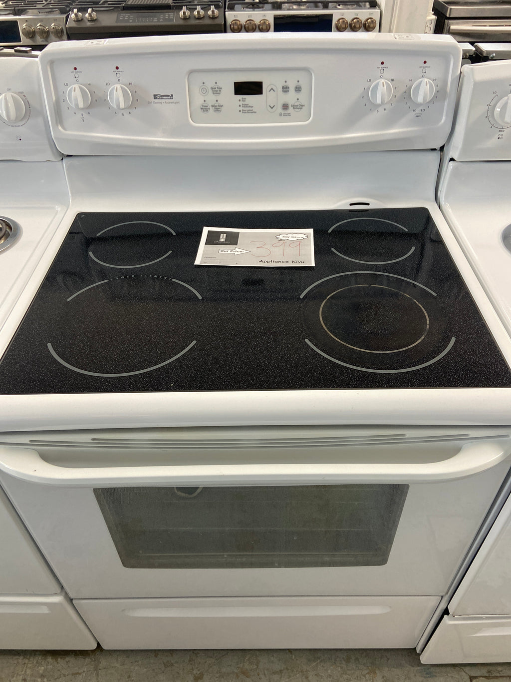Kenmore 30" Electric Freestanding Range with Storage Drawer White - C970-615121