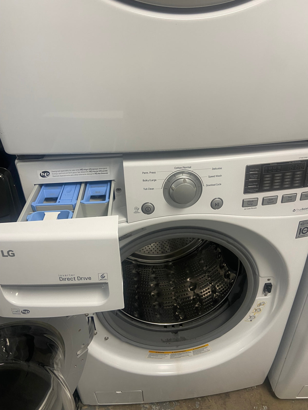 LG washer and dryer set,  WM3170CW /  DLE317OW, “Refurbished”, 3 Months Warranty