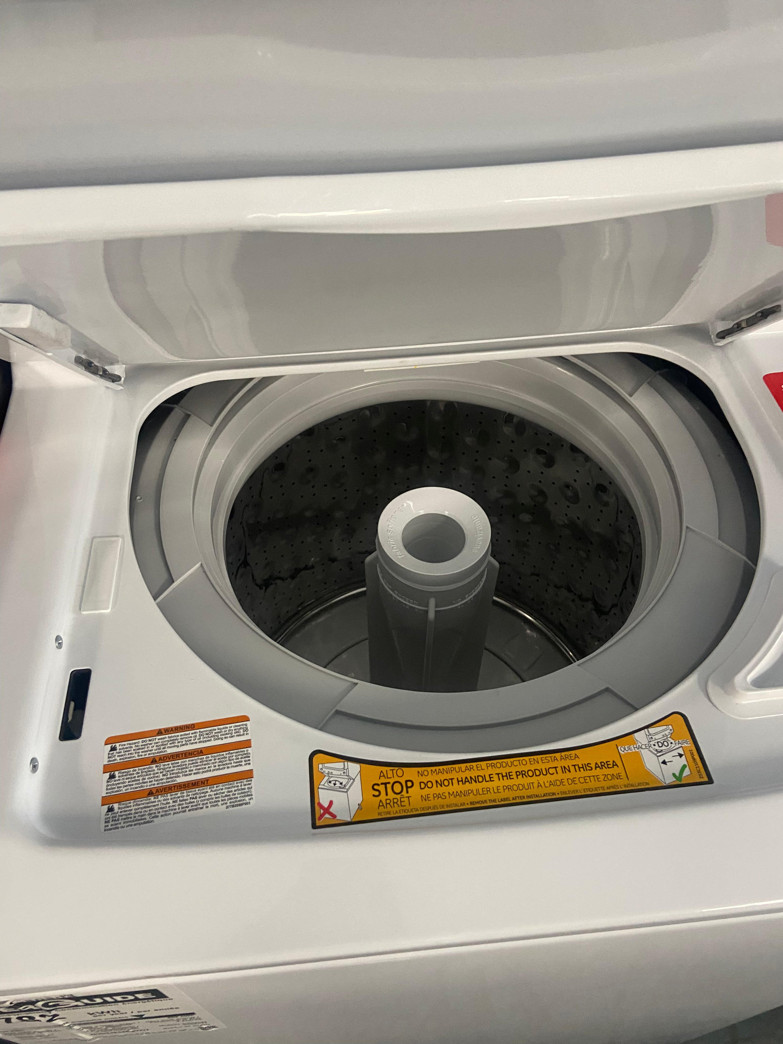 GE white apartment size laundry Centre, GUD24ESMM1WW, “Brand new”, 6 Months Warranty.
