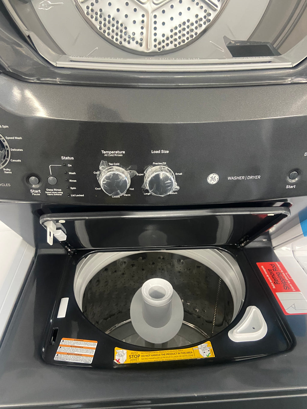 GE black laundry centre, GE GUD37ESMMDG,  “Brand New”, 6 Months Warranty